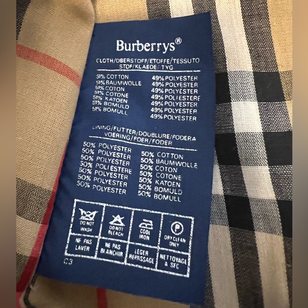 Burberry Tan Trench Coat - Picture 8 of 14